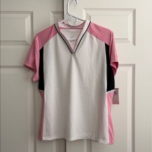 Two IZOD perform women’s XL tops.